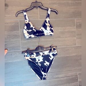 Cow Print Swim Suit (2-Pieces)
